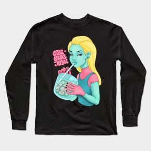 Zombie Girl Juice Long Sleeve T-Shirt